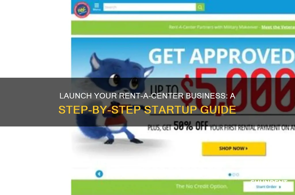 how to start a rent a center