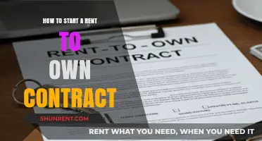 Mastering Rent-to-Own: A Step-by-Step Guide to Starting Your Contract