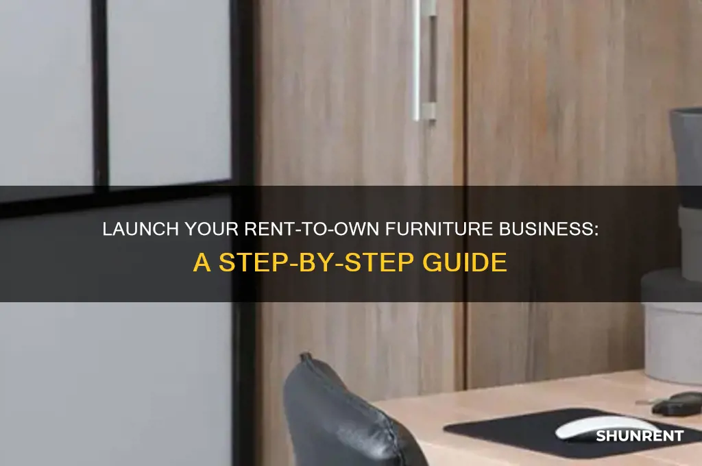 how to start a rent to own furniture business