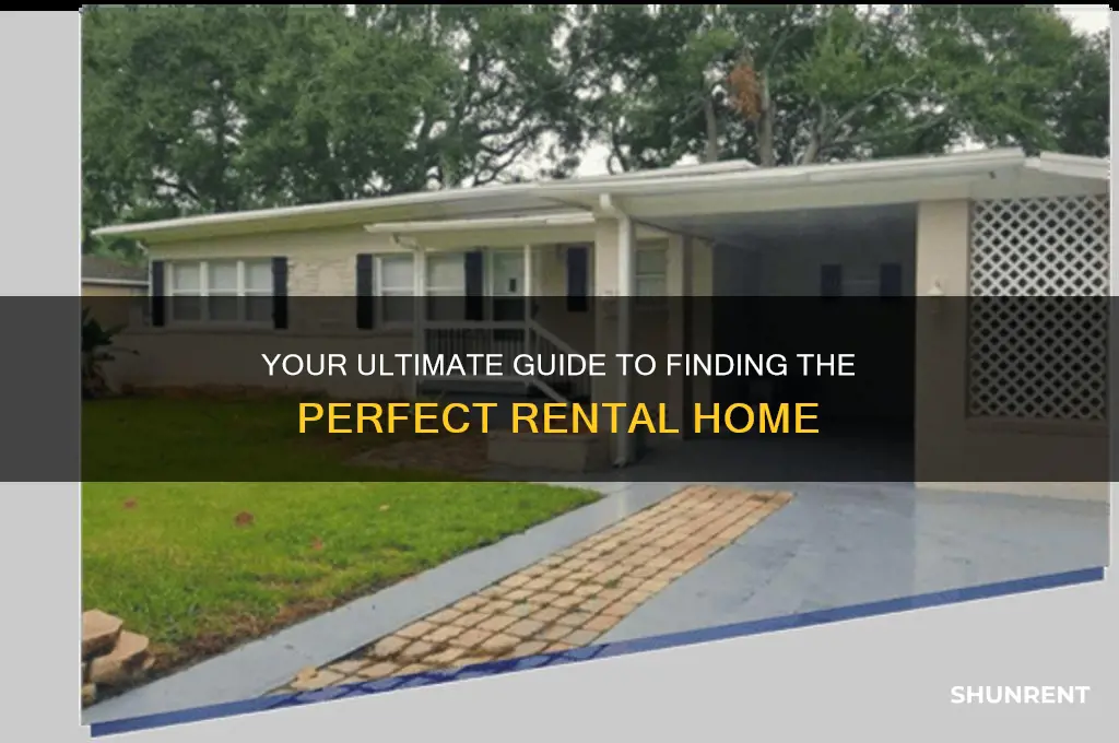 how to start looking for a place to rent