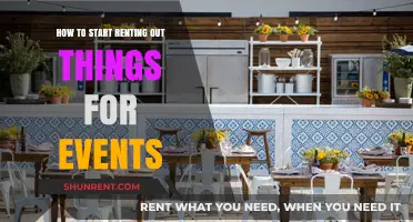 Renting Out Event Essentials: A Beginner’s Guide to Starting Smart