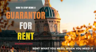 How to Legally Remove Yourself as a Rent Guarantor