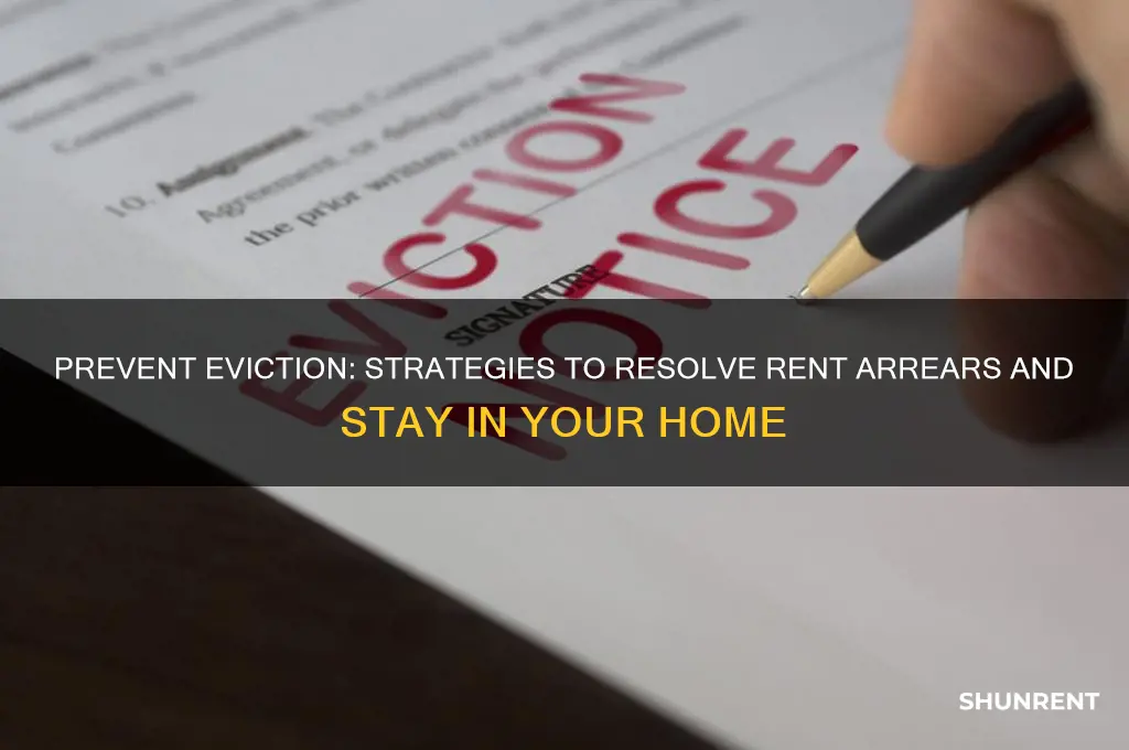 how to stop eviction for rent arrears