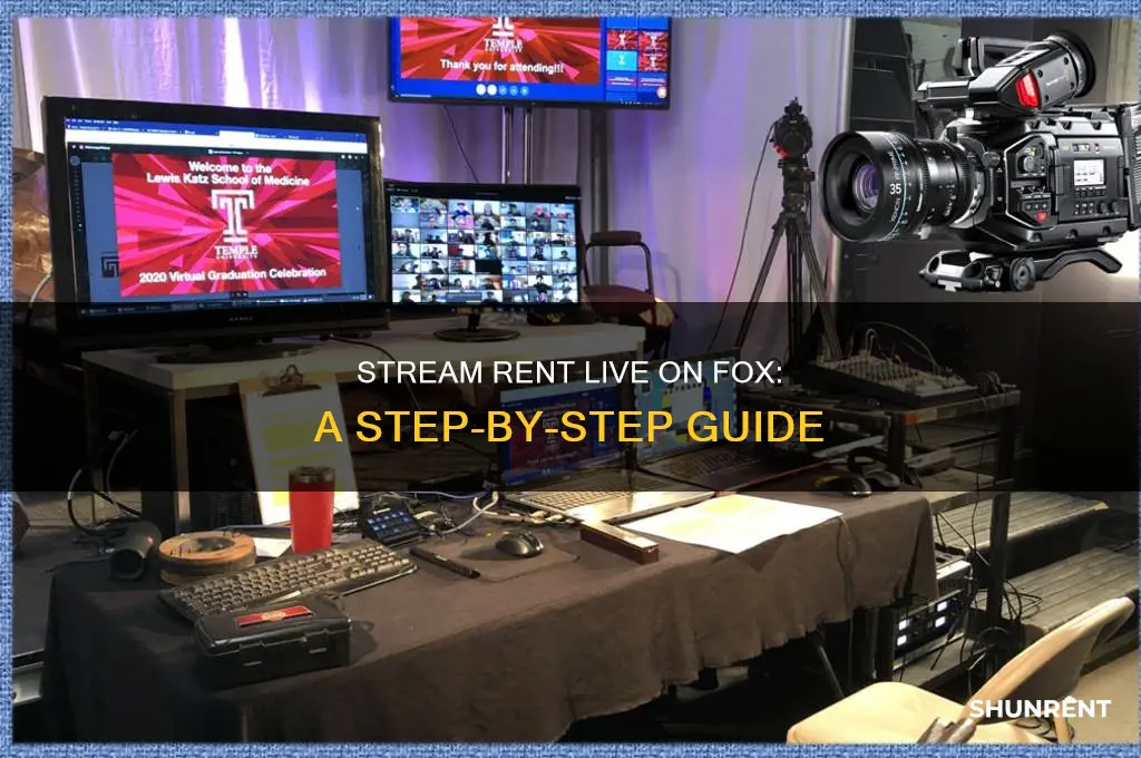 how to stream rent live on fox