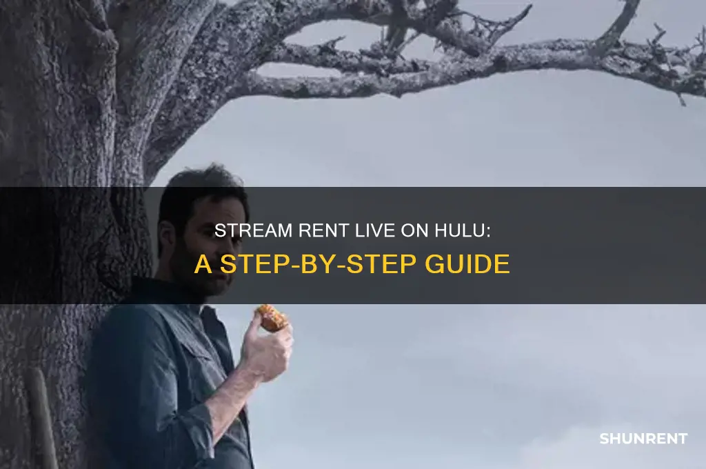 how to stream rent live on hulu