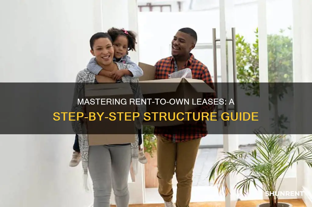 how to structure a rent to own lease