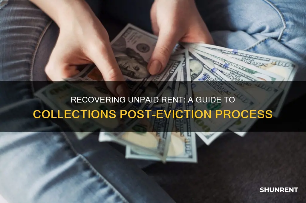 how to submit owed rent to collections after eviction