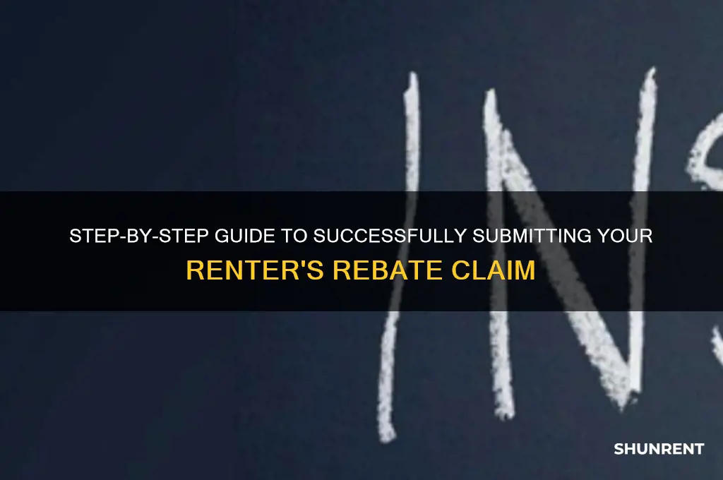 how to submit your renter