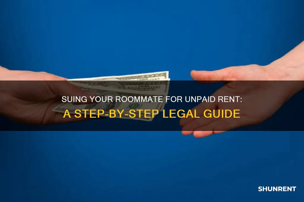 how to sue a roommate for rent