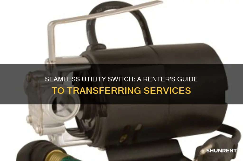 how to switch over utilities when renting