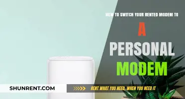 Upgrade Your Internet: Steps to Replace Rented Modem with Personal Modem