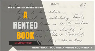 Maximize Learning: Effective Note-Taking Strategies for Rented Books
