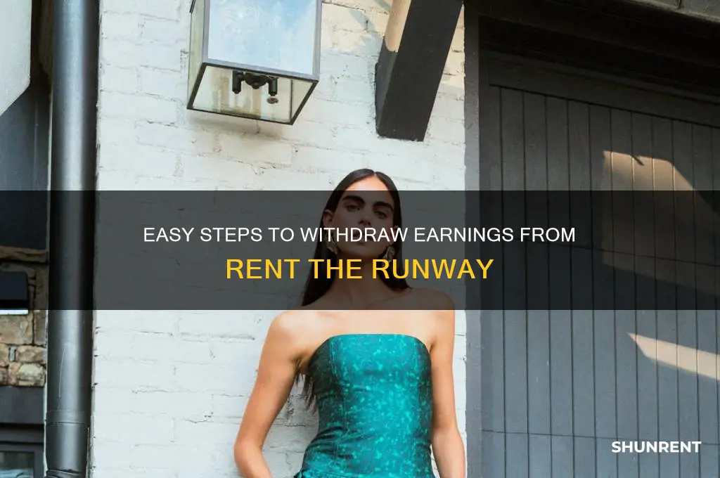 how to take out payment from rent the runway