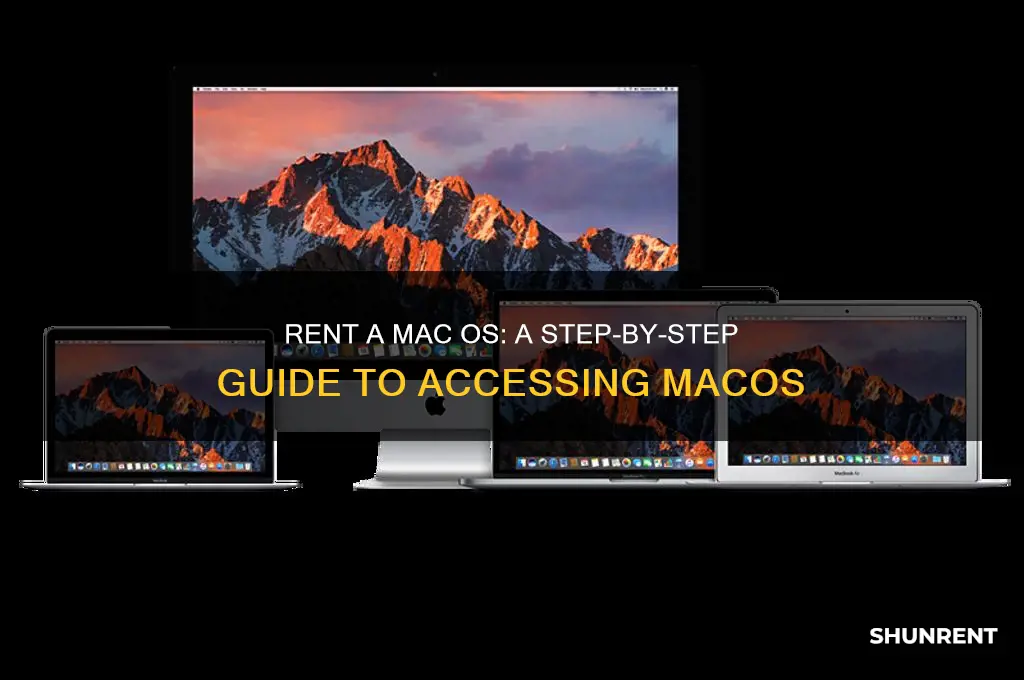 how to take rent a mac os