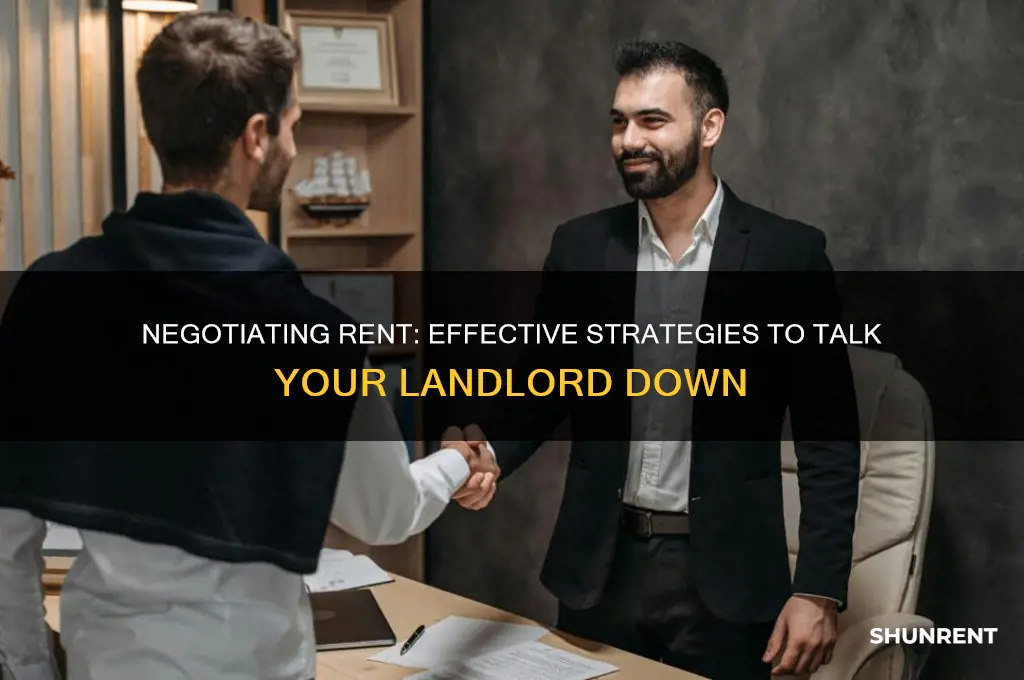 how to talk someone down on rent