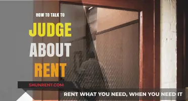 Effective Strategies for Discussing Rent Issues with a Judge