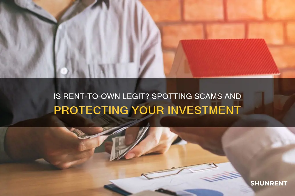 how to tell if rent to own is a scam