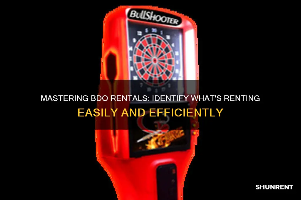 how to tell what item is renting bdo