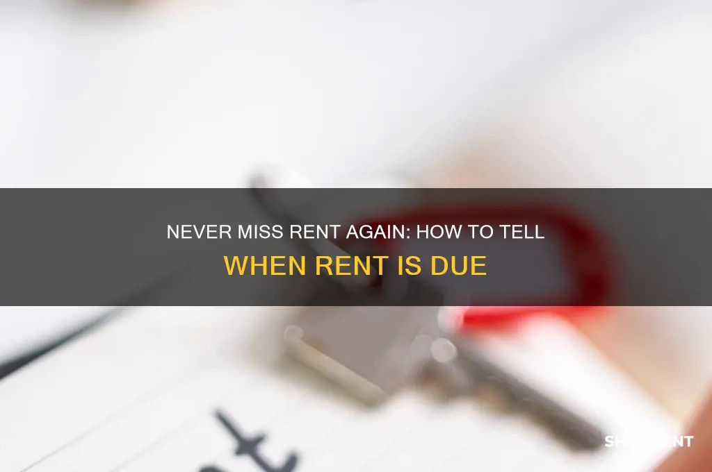 how to tell when rent is due