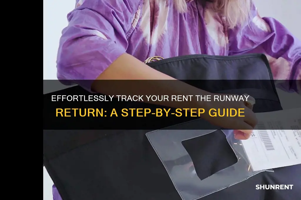 how to track rent the runway return