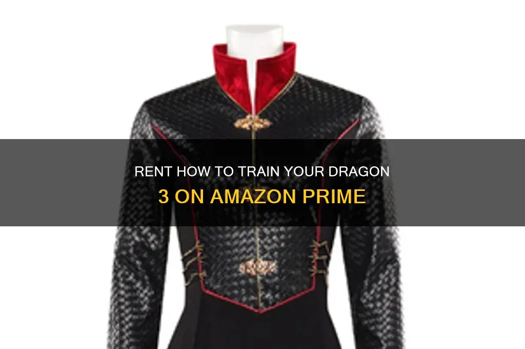how to train your dragon 3 amazon prime rent
