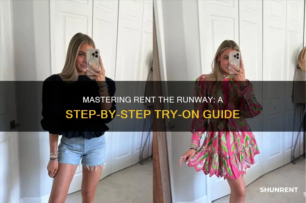 how to try on for rent the runway