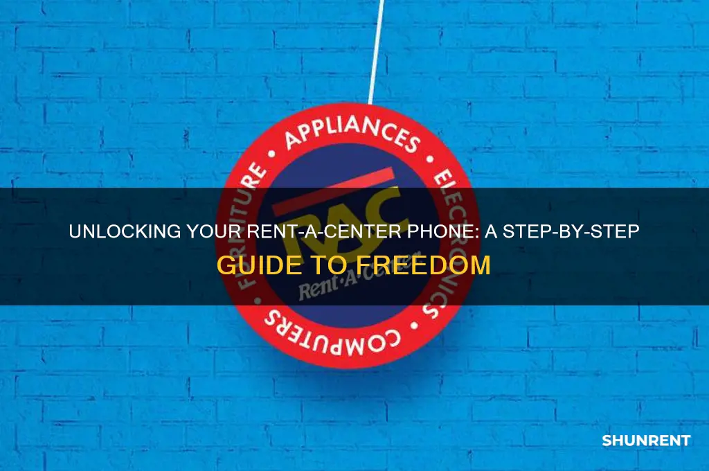 how to unlock rent a center phone