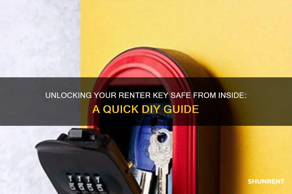 how to unlock renter key safe from inside
