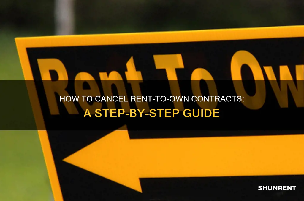 how to unsubscribe from rent to own