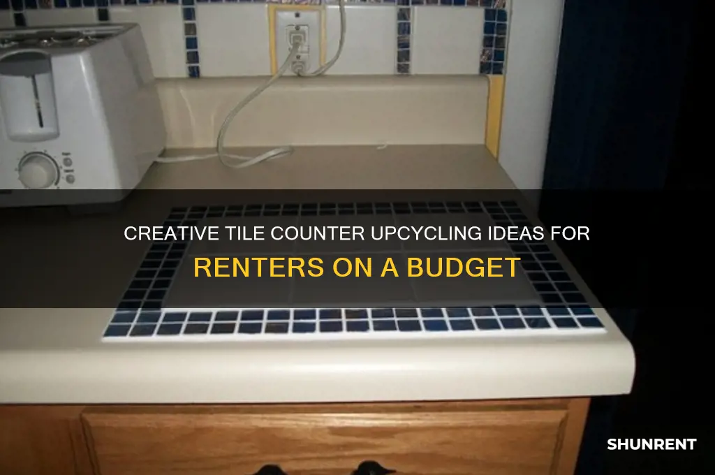 how to upcycle tile counter when renting