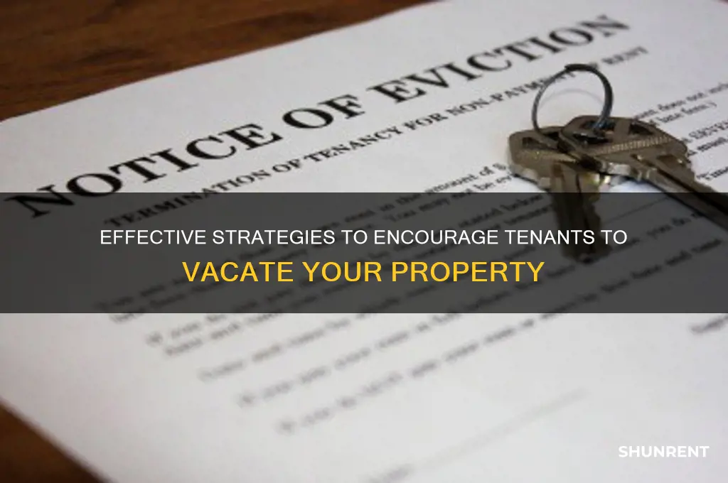 how to urge a renter to move