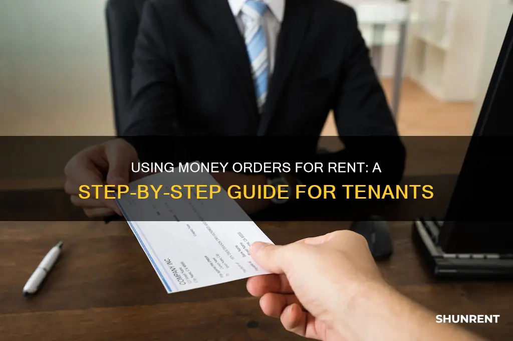 how to use a money order for rent