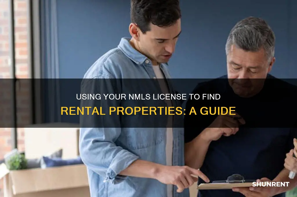 how to use my nmls to find rent