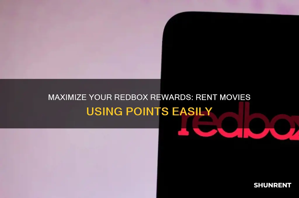 how to use points to rent at redbox