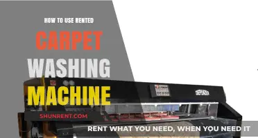 Mastering Carpet Cleaning: A Guide to Using Rented Washing Machines