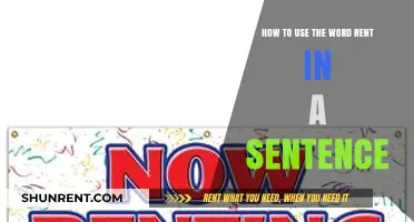 Mastering the Word 'Rent': Practical Sentence Examples for Everyday Use