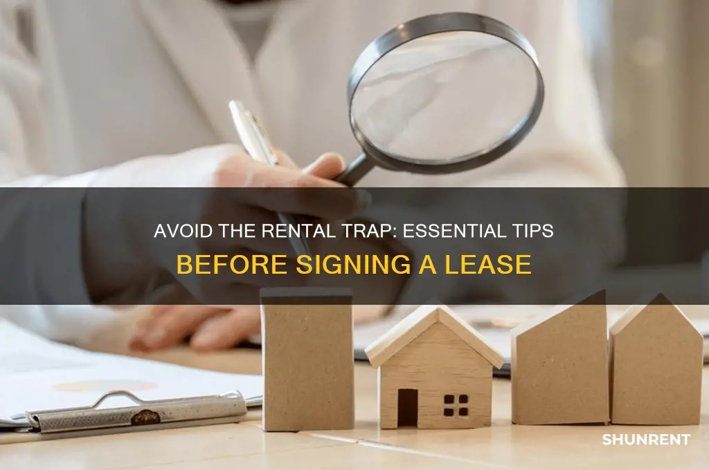 how to warn people about not renting