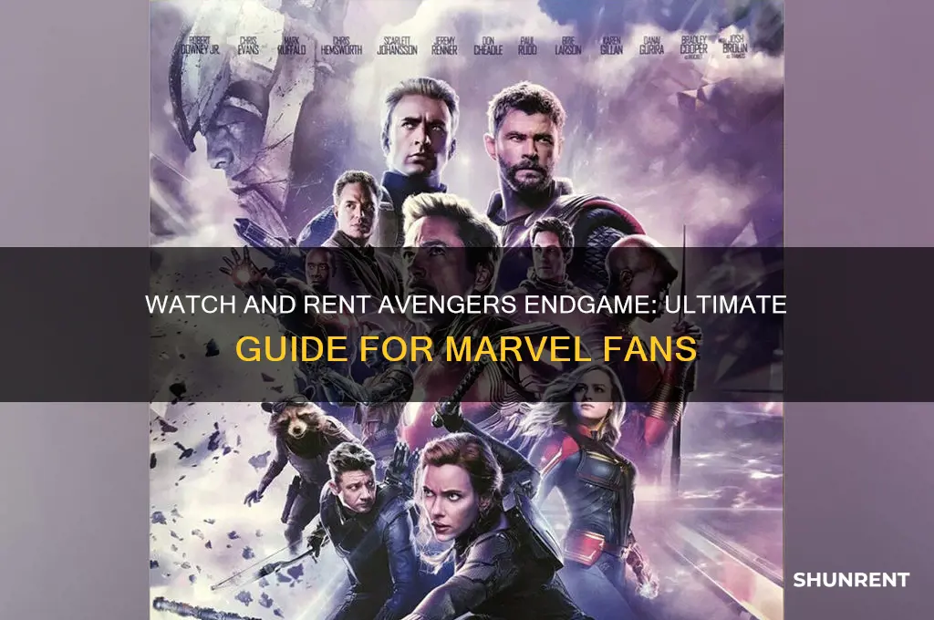 how to watch and rent avengers endgame