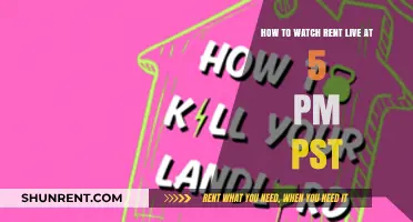 Watch Rent Live at 5 PM PST: Your Ultimate Guide