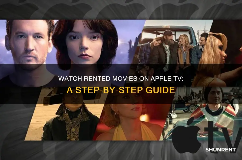how to watch rented films on apple tv