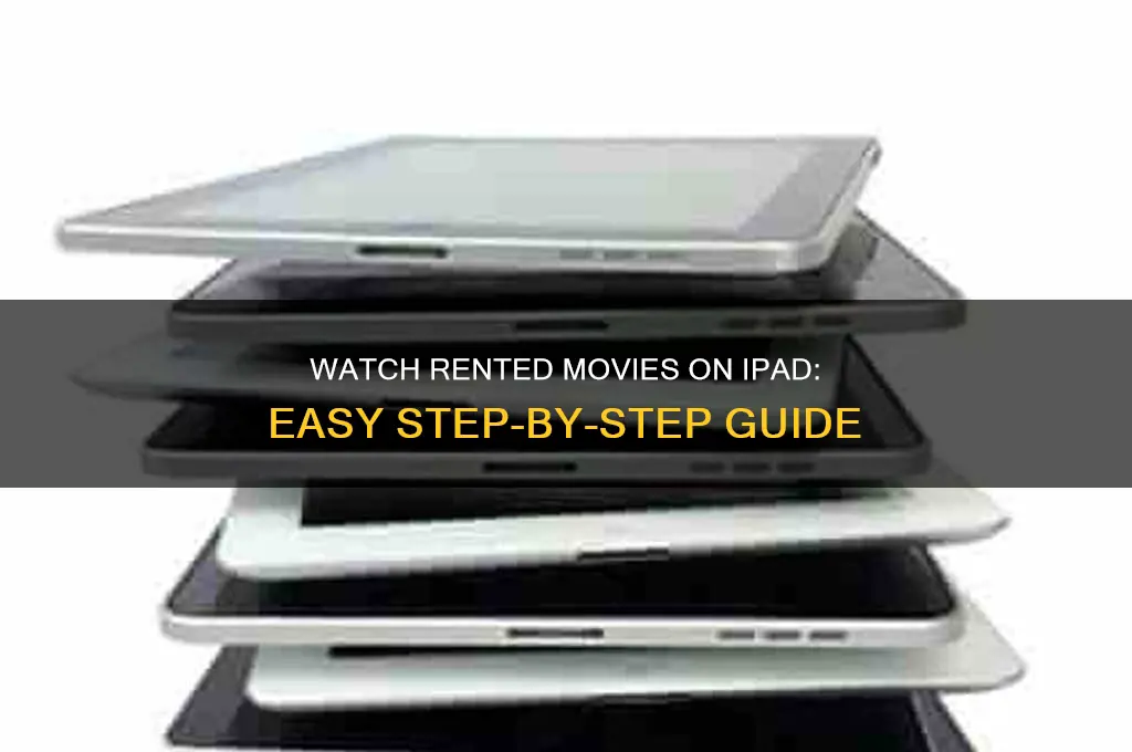 how to watch rented films on ipad