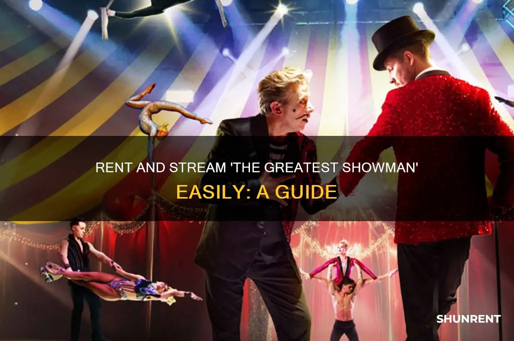 how to watch the greatest showman rent