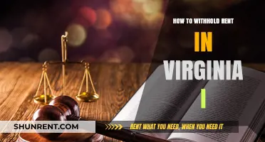 Withholding Rent in Virginia: A Step-by-Step Guide for Tenants