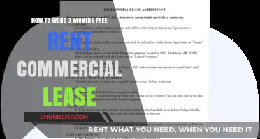 Crafting a Commercial Lease Offer: 3 Months Free Rent Strategies