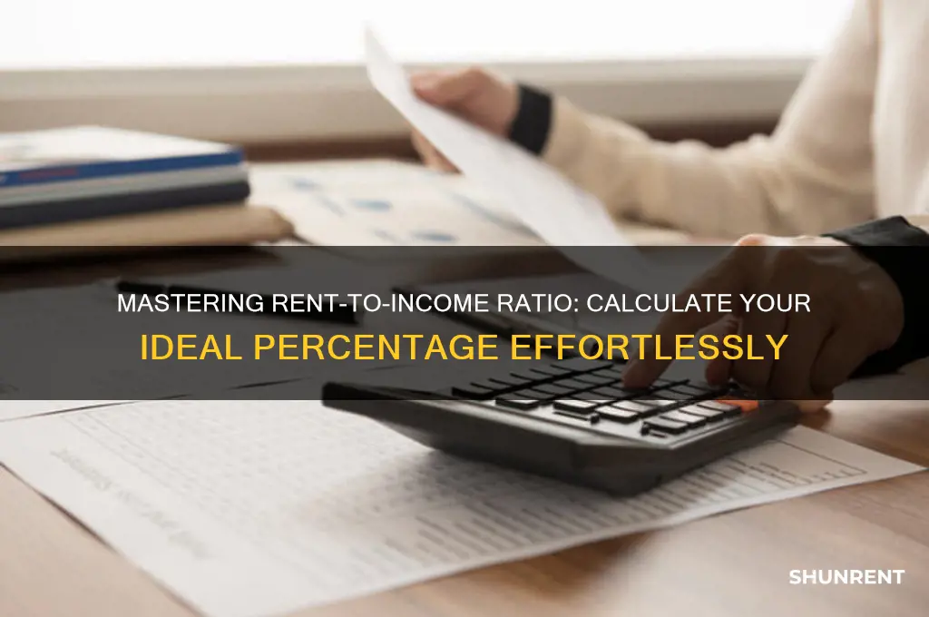 how to work out percentage of rent to income