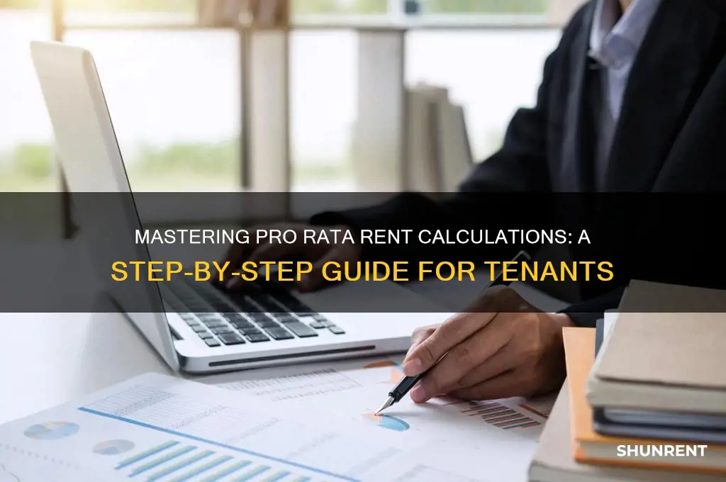 how to work out pro rata rent