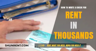 Mastering Rent Payments: Writing Checks for Thousands Made Simple