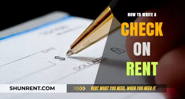 Mastering Rent Payments: A Step-by-Step Guide to Writing Checks
