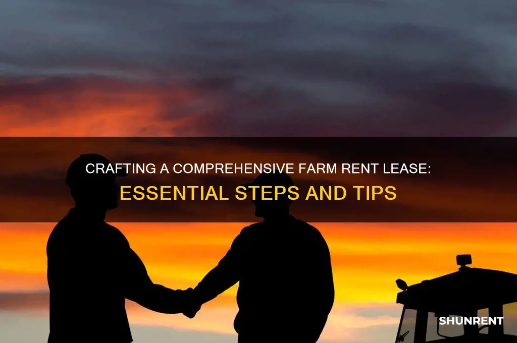 how to write a farm rent lease