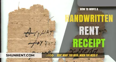 Mastering Handwritten Rent Receipts: A Step-by-Step Guide for Landlords